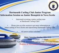Dartmouth Curling Club Junior Program - Information Session on Junior Bonspiels in Nova Scotia